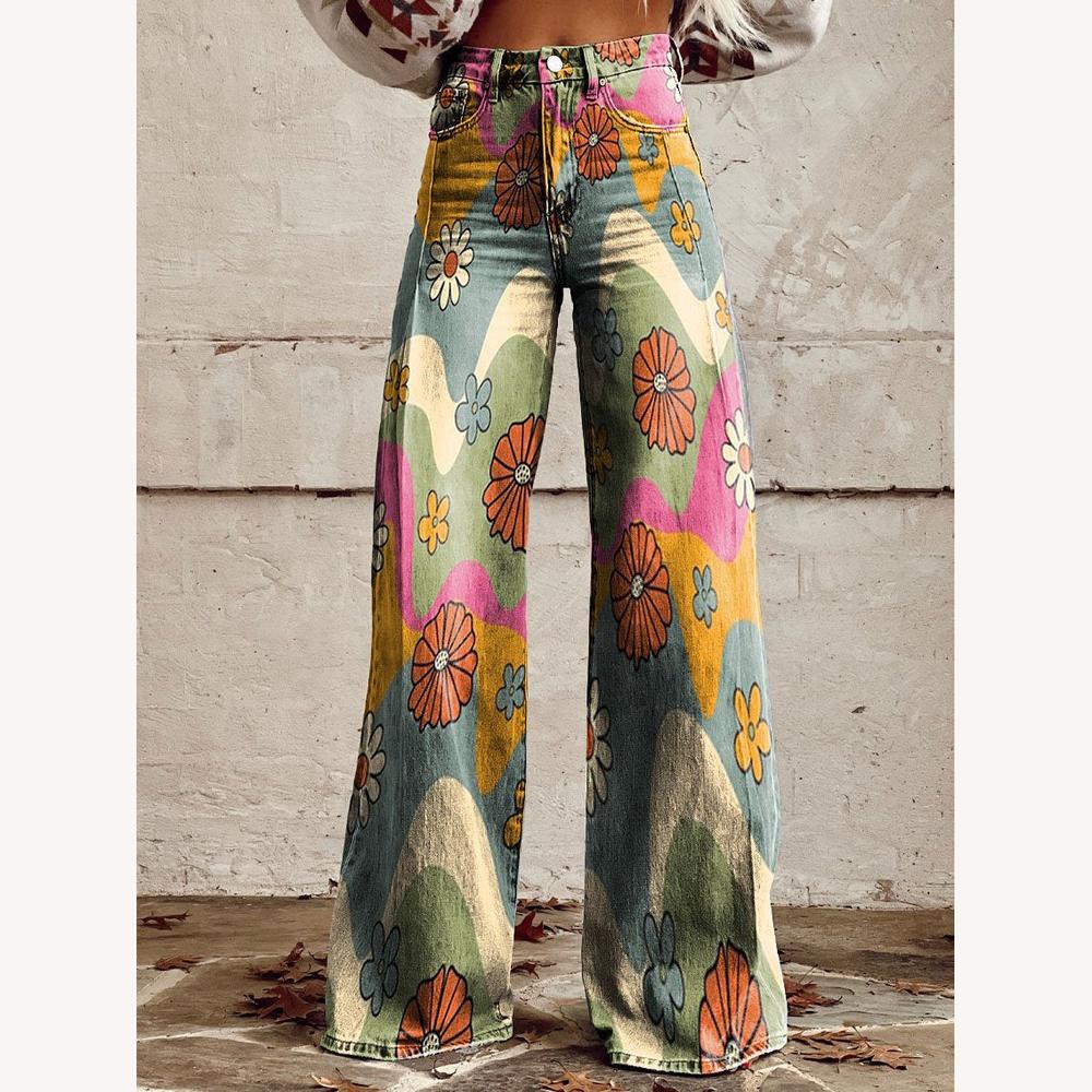 Pantalon Fluide Femme Ample en Tissu Doux – Élégant et Confortable pour Sorties Décontractées et Habillées