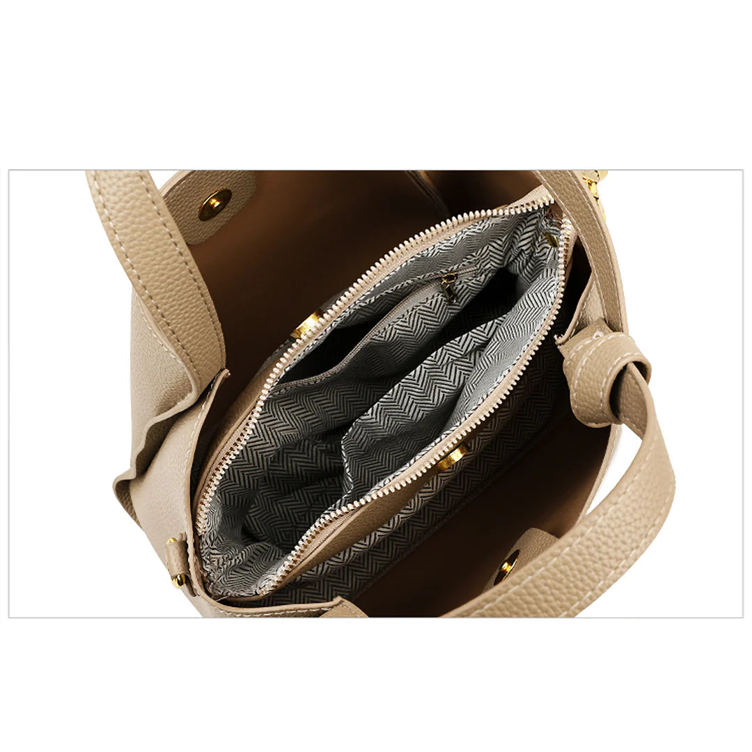 Sac Bandoulière Femme Sophie en Cuir Synthétique - Élégant, Pratique, Bandoulière Ajustable, Intérieur Spacieux - Noir