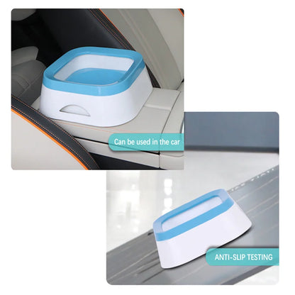 Anti-Splash Pet Water Bowl with 1L Capacity – No Spill Dog and Cat Water Bowl for Clean Drinking