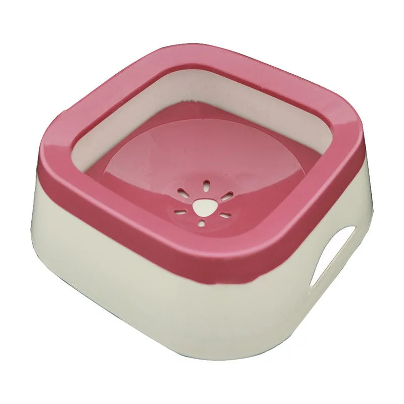 Anti-Splash Pet Water Bowl with 1L Capacity – No Spill Dog and Cat Water Bowl for Clean Drinking