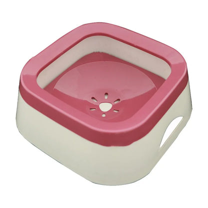 Anti-Splash Pet Water Bowl with 1L Capacity – No Spill Dog and Cat Water Bowl for Clean Drinking