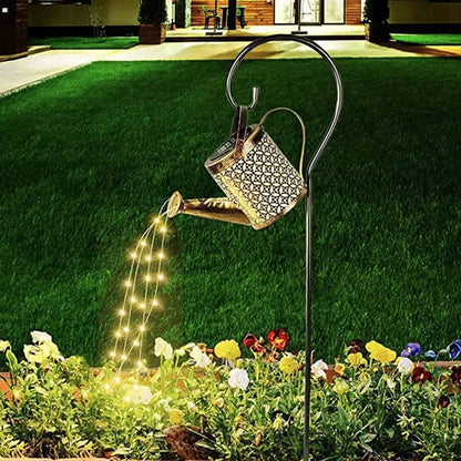 Solar Watering Can with LED for Garden Decoration – Creative Outdoor Lighting