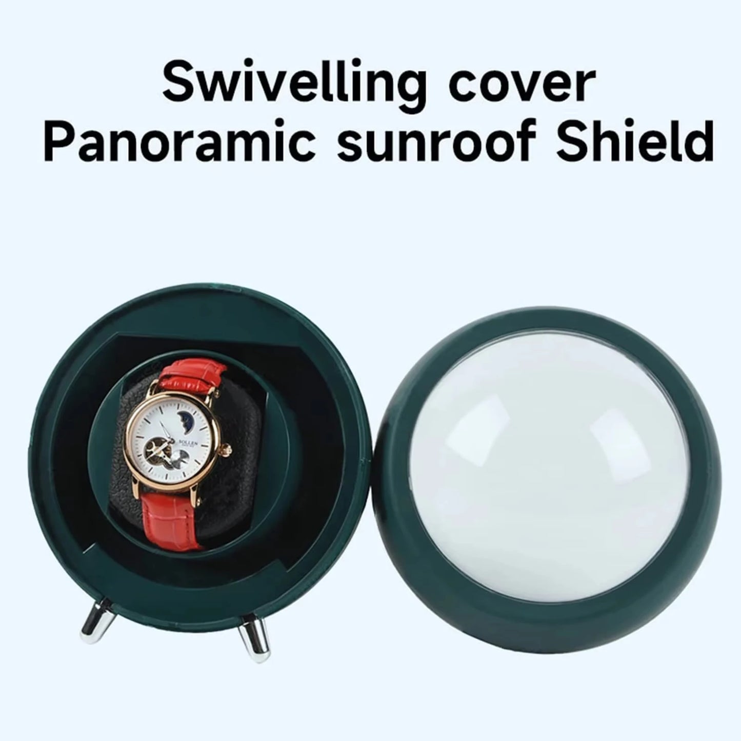 Automatic Watch Winder Box with USB Power – Elegant Rotating Stand for Mechanical Watches