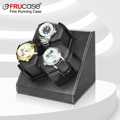 Automatic Watch Winder for 3 Watches with USB Power and Multiple Rotation Settings