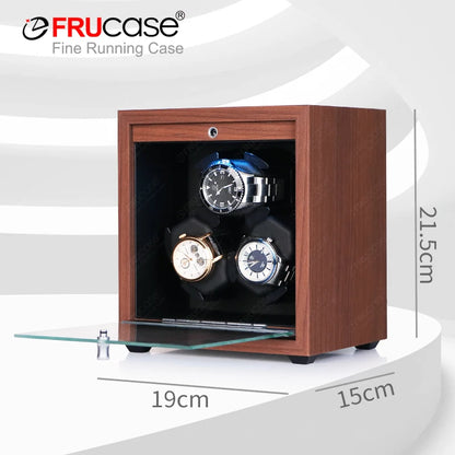 Automatic Watch Winder for 3 Watches with USB Power and Multiple Rotation Settings