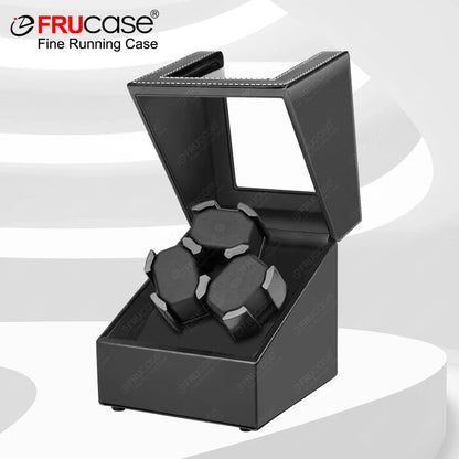 Automatic Watch Winder for 3 Watches with USB Power and Multiple Rotation Settings