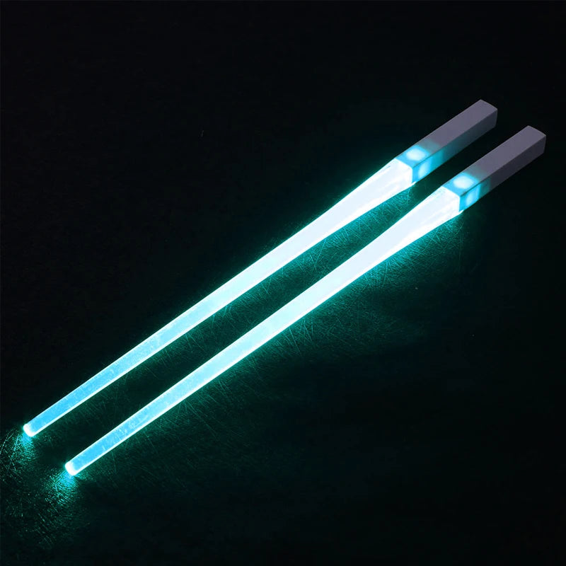 Baguettes lumineuses LED en forme de sabre laser – Ustensiles amusants pour enfants