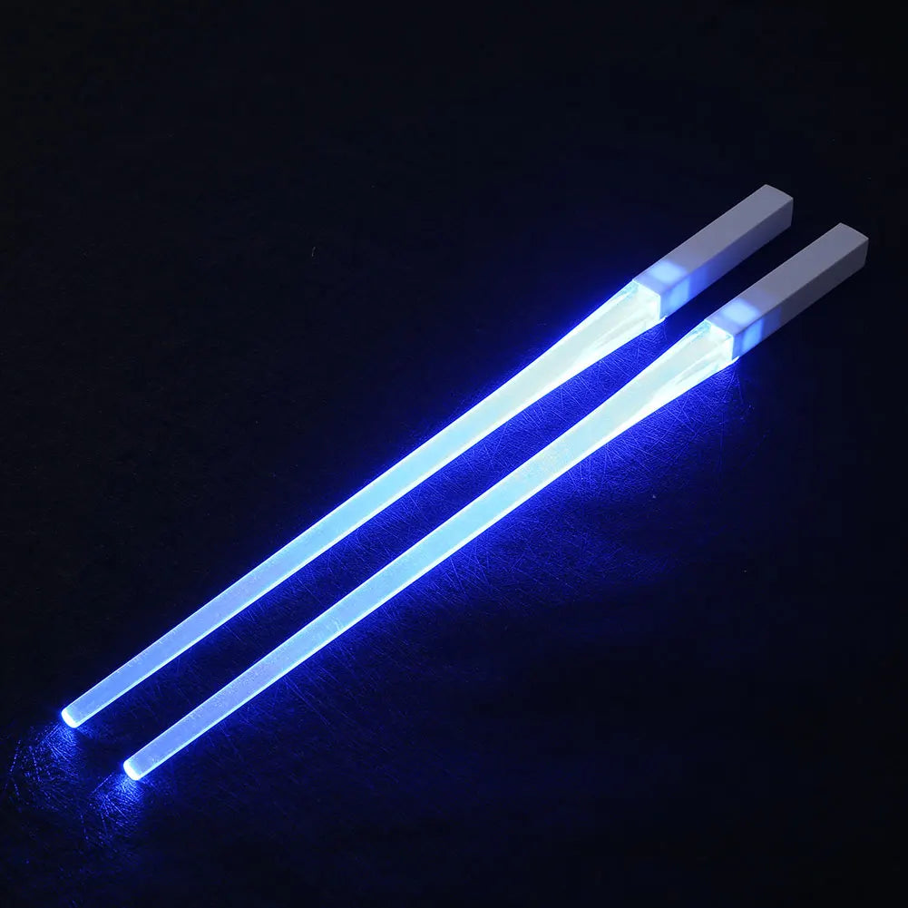 Baguettes lumineuses LED en forme de sabre laser – Ustensiles amusants pour enfants