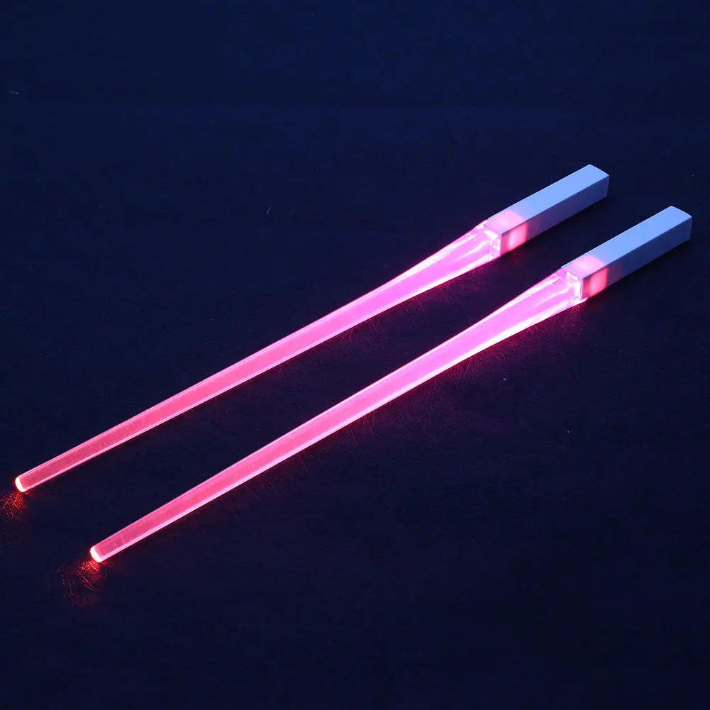 Baguettes lumineuses LED en forme de sabre laser – Ustensiles amusants pour enfants