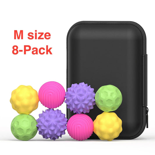 Compact Silicone Magnetic Sensory Balls for Stress Relief – Anti-Anxiety Toy for Adults