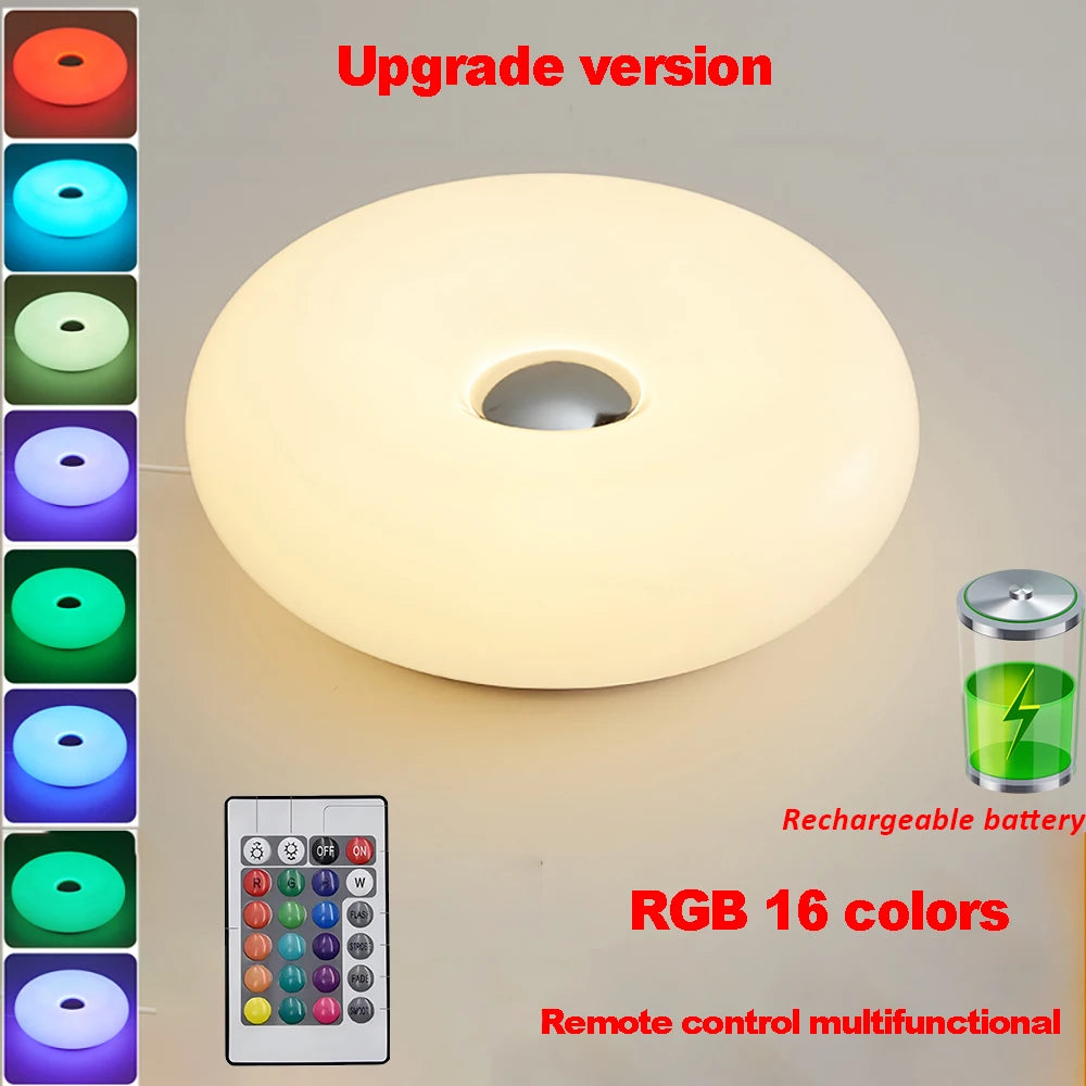 Bamboo Table Lamp | USB Plug, Touch Control