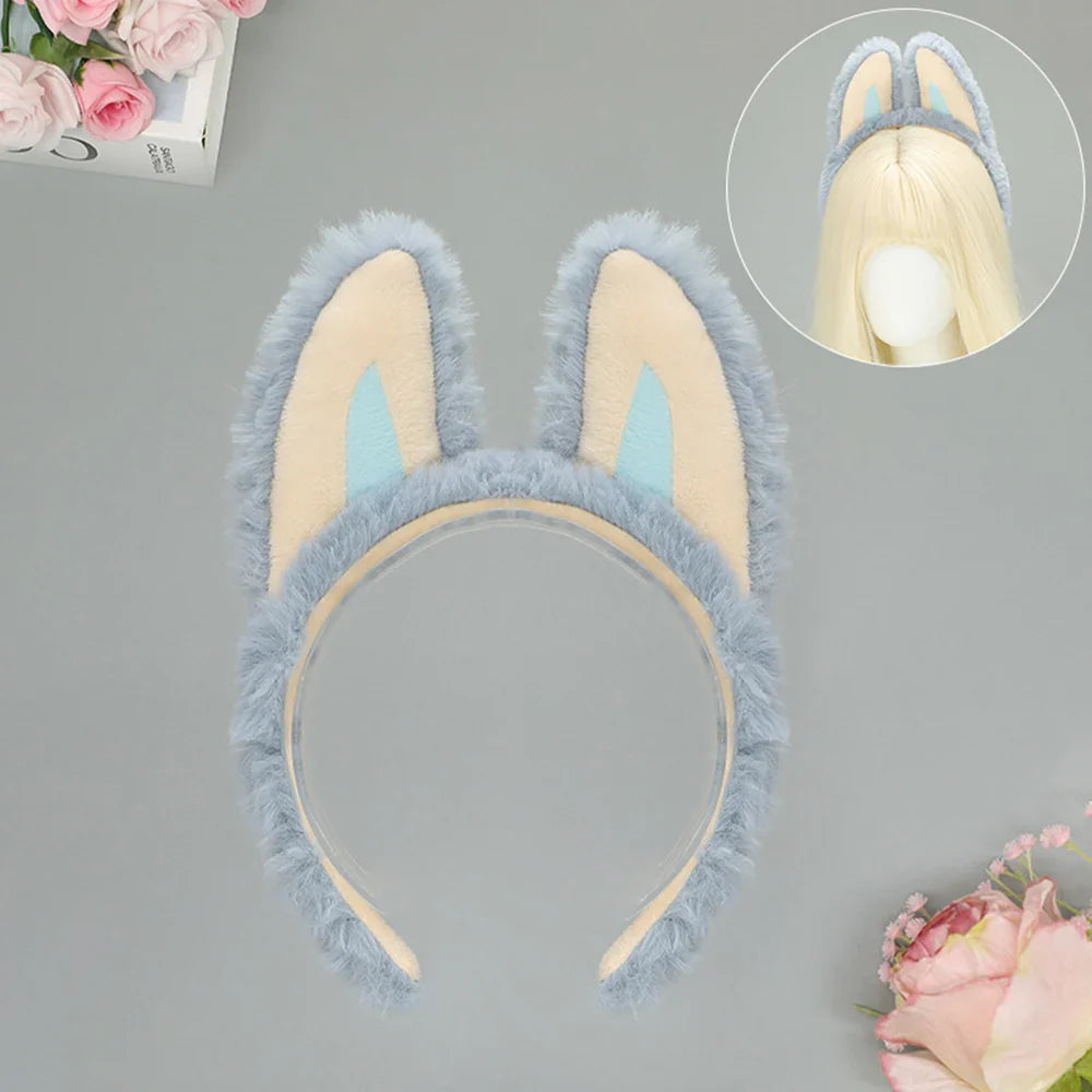 Plush Headband with Deer Ears – Cosplay Accessory for Women and Children
