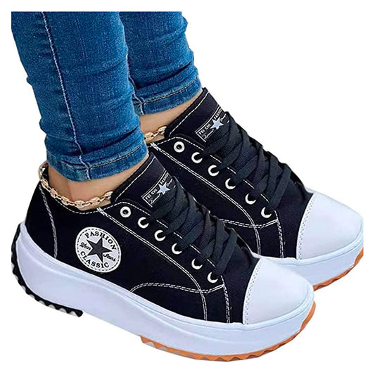 Elegant White Women's Sneakers with Memory Foam Sole and Optimal Cushioning for Daily Comfort