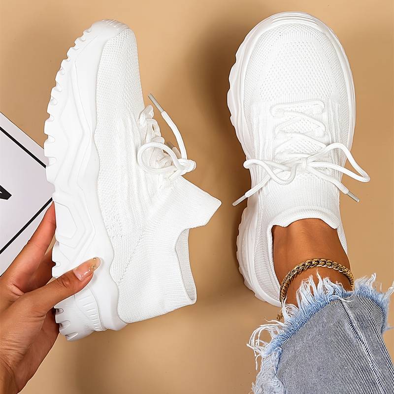 Women’s Lightweight and Breathable Sneakers with Optimal Support for Walking – Ideal for Daily Comfort