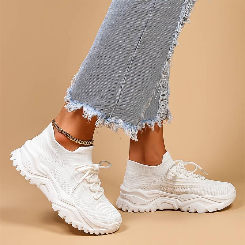 Women’s Lightweight and Breathable Sneakers with Optimal Support for Walking – Ideal for Daily Comfort