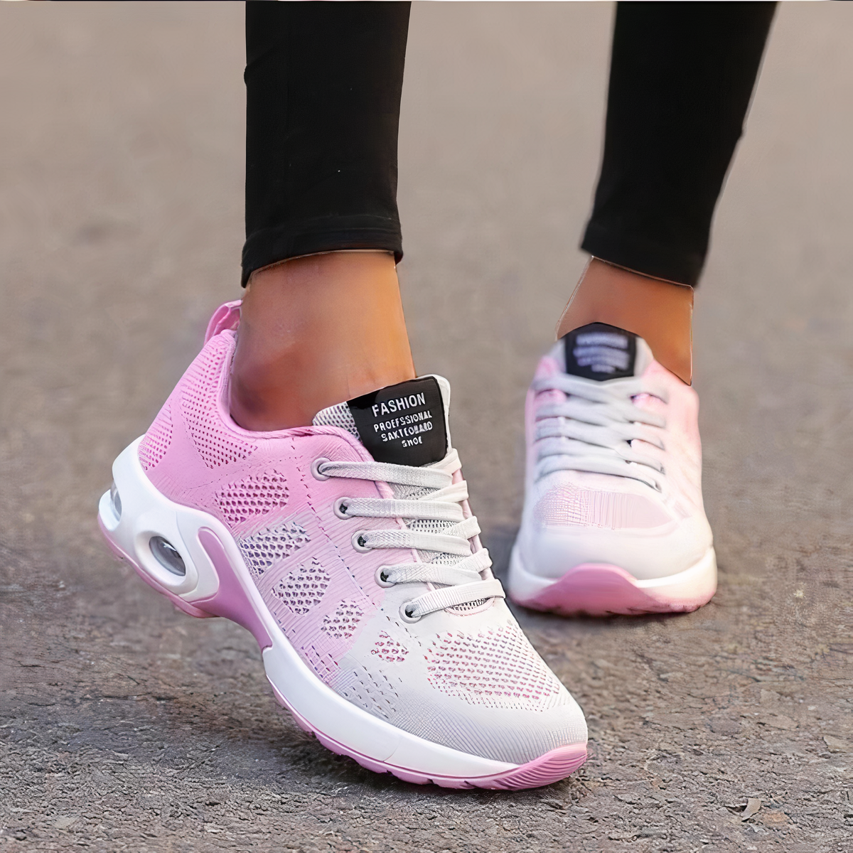 Lightweight and Breathable Orthopedic Sneakers for Women – Absorbent Insole and Optimal Comfort