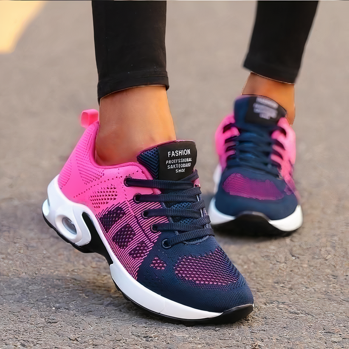 Lightweight and Breathable Orthopedic Sneakers for Women – Absorbent Insole and Optimal Comfort