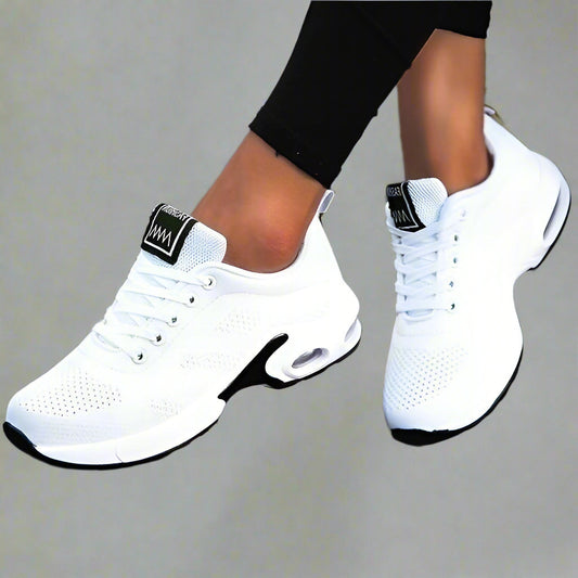 Orthopedic Sneakers with 4 cm Sole for Heel Relief and Optimal Comfort