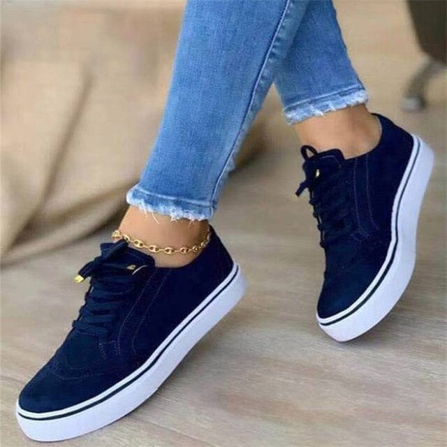 Soft Suede Sneakers for Women – Ergonomic Comfort for Autumn and Winter