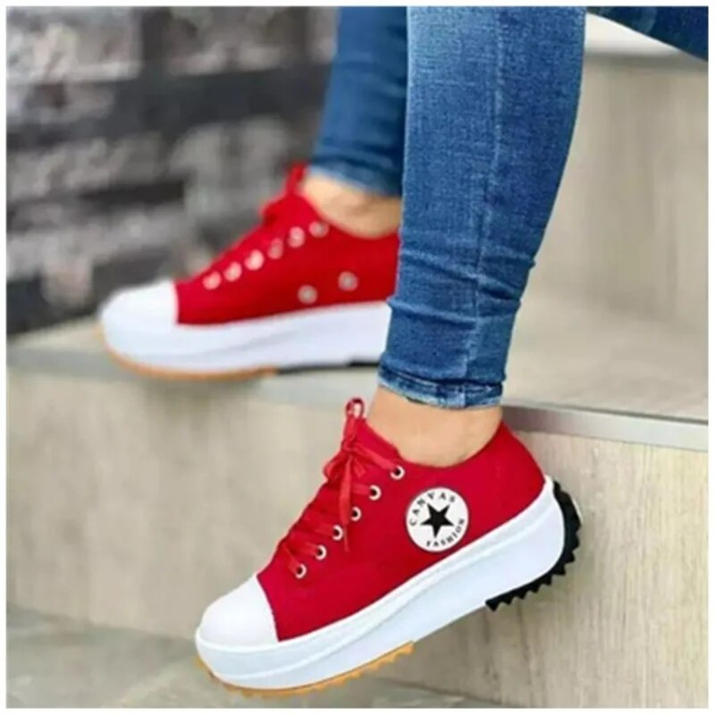 Breathable ergonomic leather women's sneakers with orthopedic support for optimal comfort