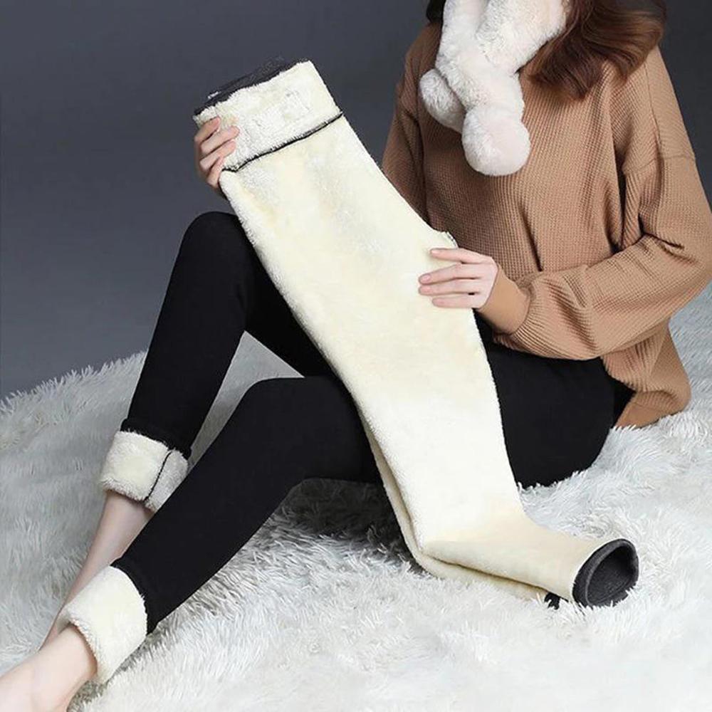 Legging Polaire Femme Chaud et Confortable – Legging de Sport Élastique pour Hiver, Coupe Ajustée, Disponible en Plusieurs Tailles