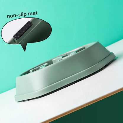 Bol anti-étouffement pour petits chiens en plastique PP – Distributeur à alimentation lente