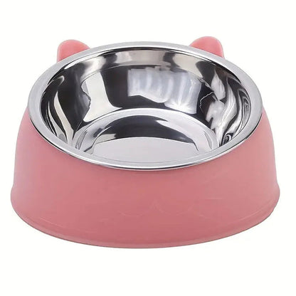 Bol inclinable et surélevé pour chien et chat 100 ml – Antidérapant et ergonomique