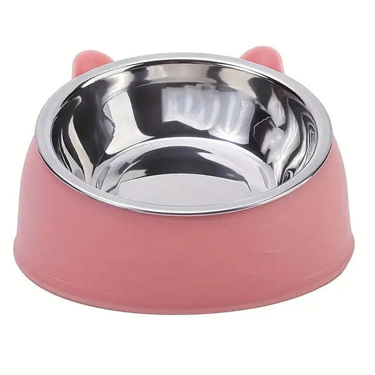 Bol inclinable et surélevé pour chien et chat 100 ml – Antidérapant et ergonomique