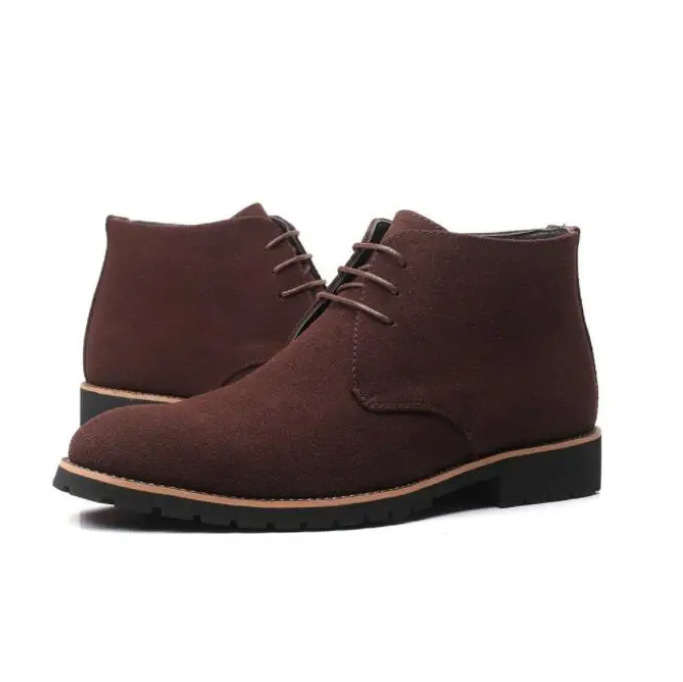 Bottes Chukka en Daim pour Hommes avec Semelle Ergonomique – Confort et Élégance au Quotidien