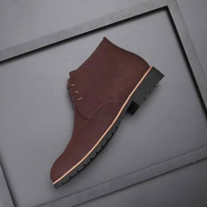 Bottes Chukka en Daim pour Hommes avec Semelle Ergonomique – Confort et Élégance au Quotidien