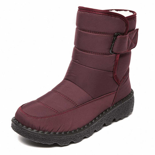 Bottes d'Hiver Isolantes Femme - Mi-Mollet, Chaudes et Confortables 0