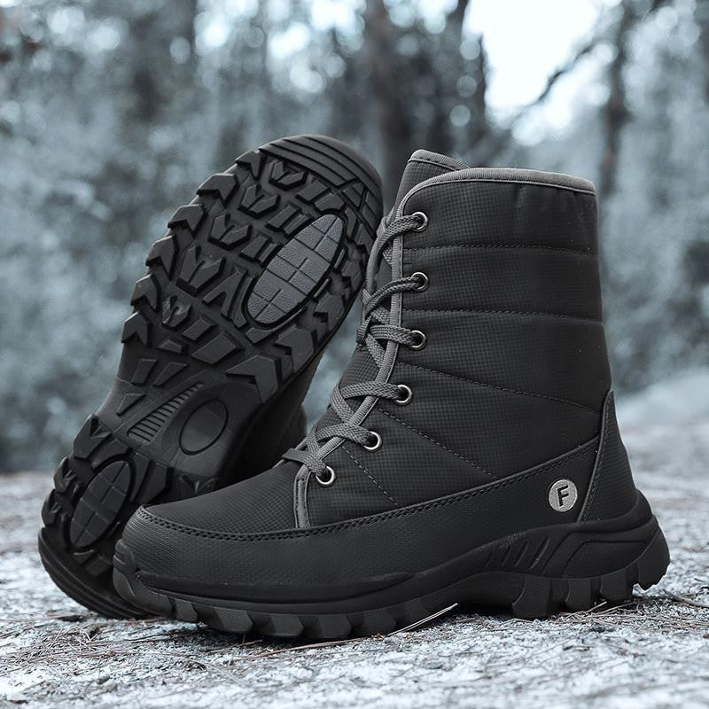 Insulated Winter Boots with High Nylon Shaft, Non-Slip Sole, and Comfortable Padding – Size 36 to 46