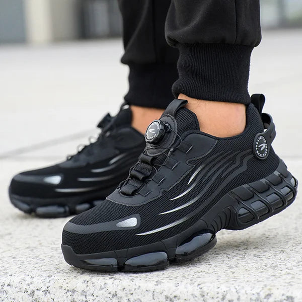 Bottes de Travail Légères avec Protection Contre les Chocs et Semelle Antidérapante – Chaussures de Sécurité Respirantes pour Hommes