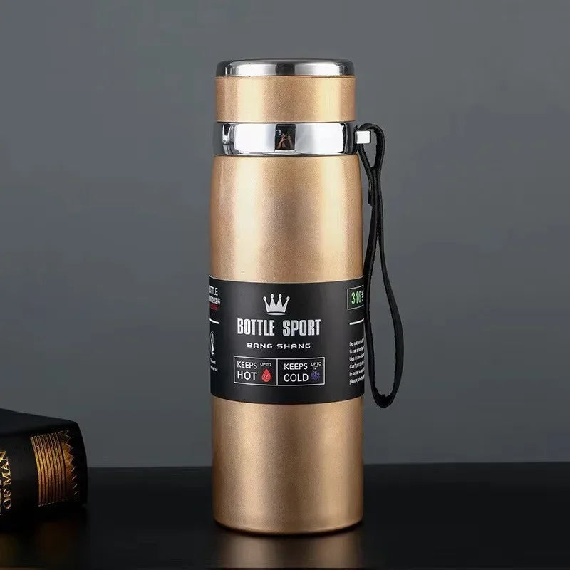 Bouteille Isotherme en Acier Inoxydable 1000ml – Idéale pour le Bureau