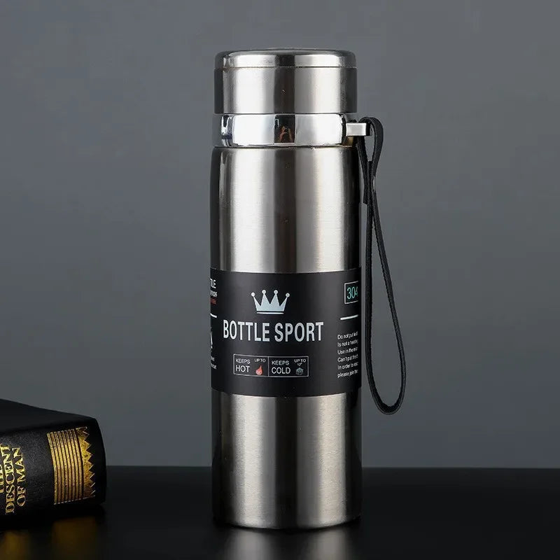 Bouteille Isotherme en Acier Inoxydable 1000ml – Idéale pour le Bureau