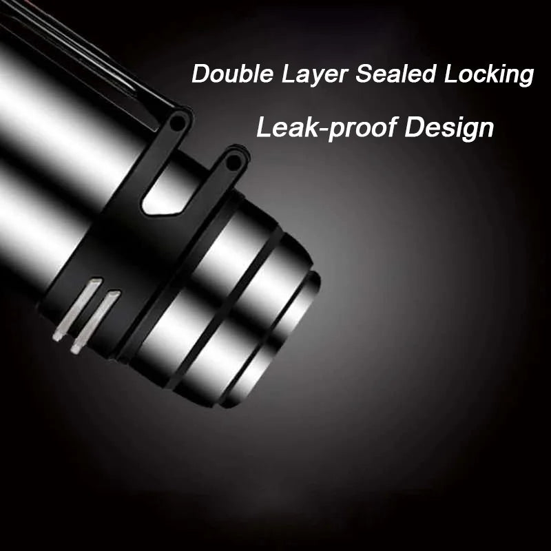 Stainless Steel Insulated Thermos Bottle 1200ml with Adjustable Strap