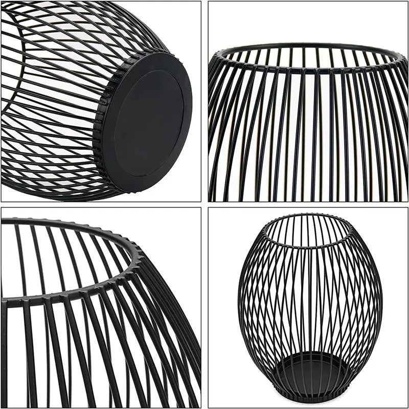 Bramble Lantern Candle Holder | Vintage Wrought Iron Design