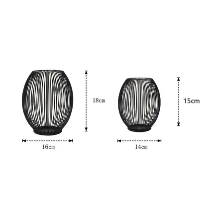 Bramble Lantern Candle Holder | Vintage Wrought Iron Design