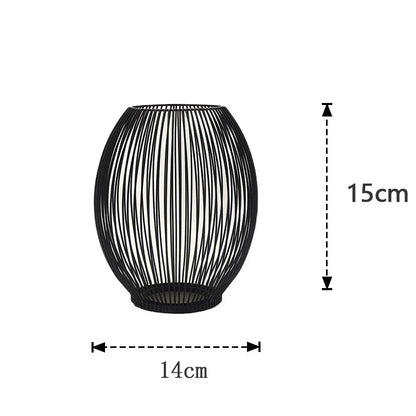 Bramble Lantern Candle Holder | Vintage Wrought Iron Design