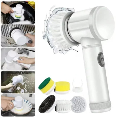 Brosse électrique sans fil 5 en 1 pour cuisine et salle de bain