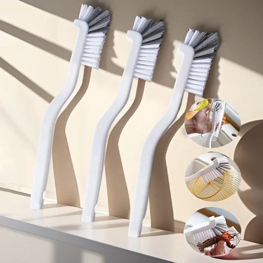 Brosse d'évier à long manche et angle pour un nettoyage efficace des tasses – poils en nylon et manche flexible