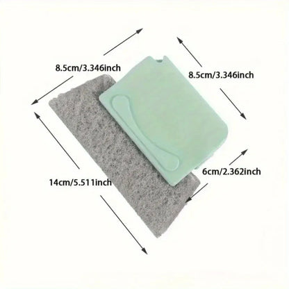 Ergonomic Cleaning Brush for Window Slots – Lightweight Tool with Nylon Bristles for Kitchen and Tight Spaces