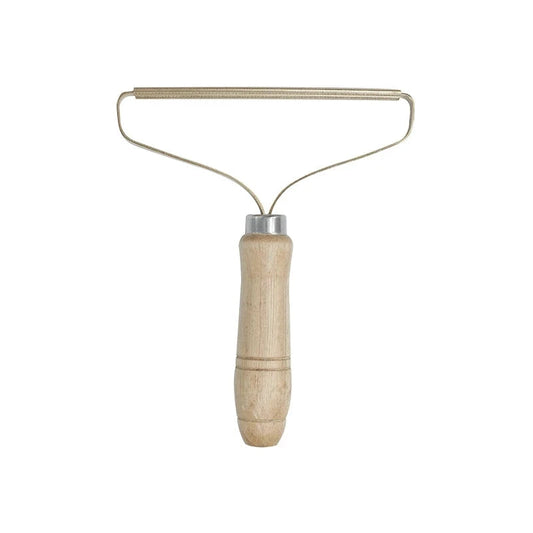 Brosse en bois pour poils d'animaux – Outil de nettoyage portable et écologique