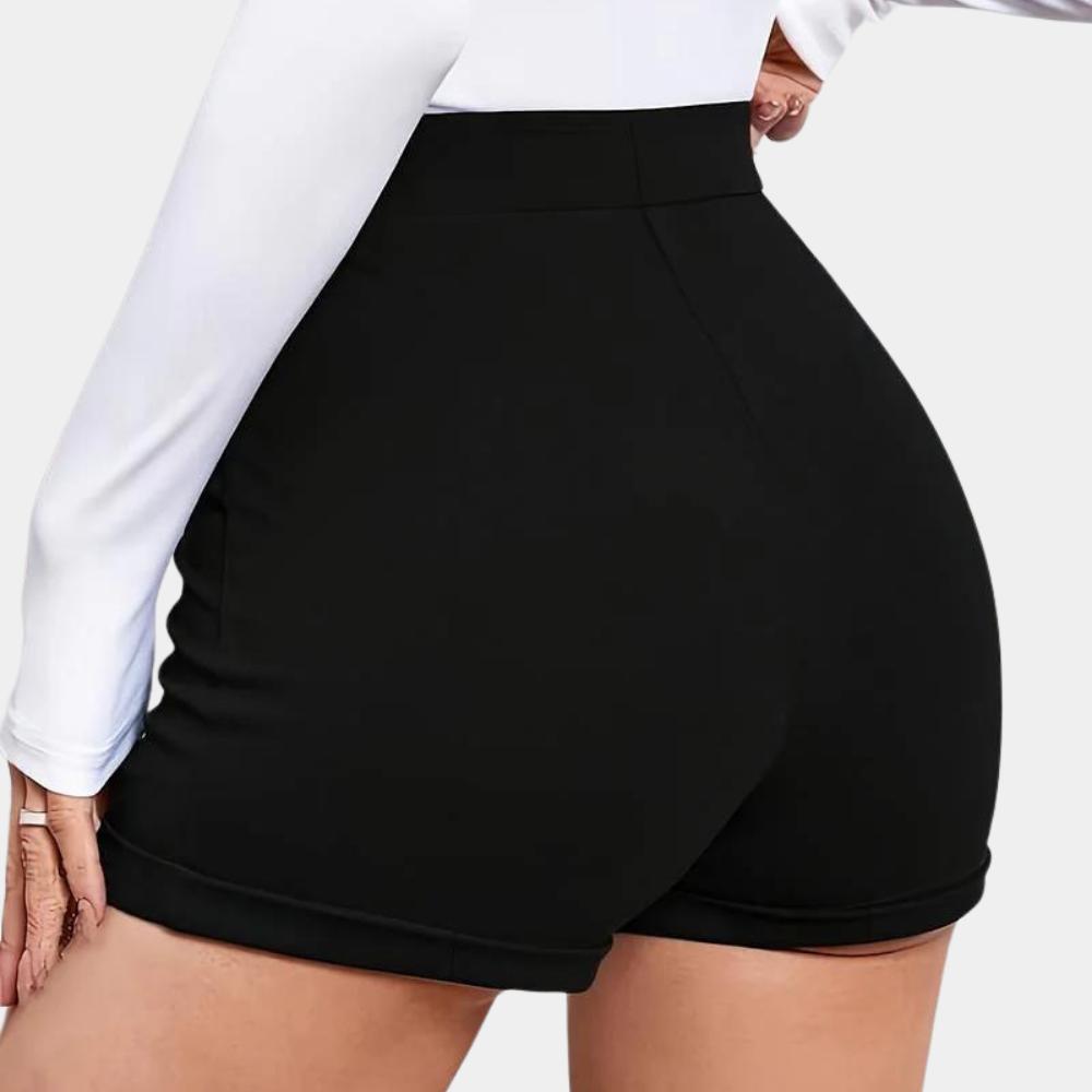 Pantalon Femme Taille Haute Chic en Tissu Léger – Élégance en Noir et Bleu pour un Confort Optimal