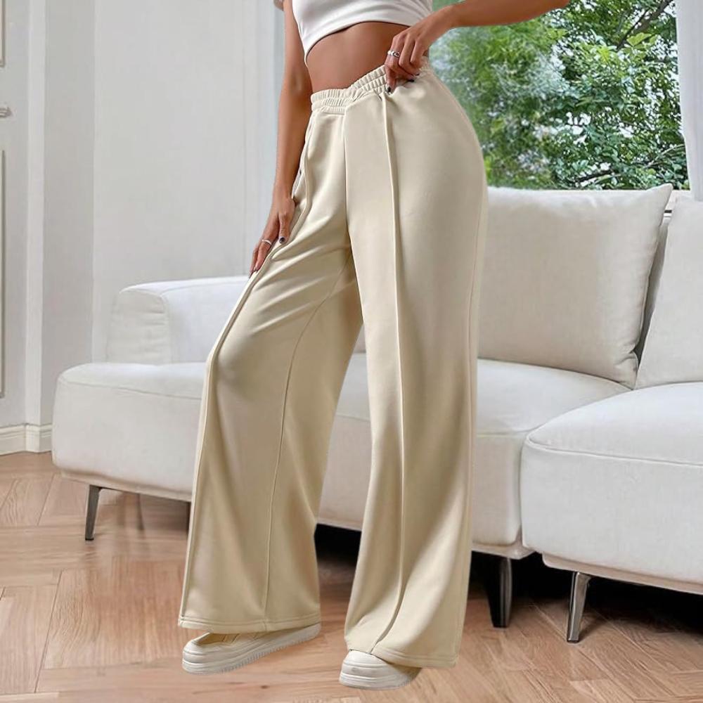 Pantalon Fluide Femme Décontracté en Tissu Doux – Confort et Élégance au Quotidien, Disponible en Plusieurs Tailles et Couleurs