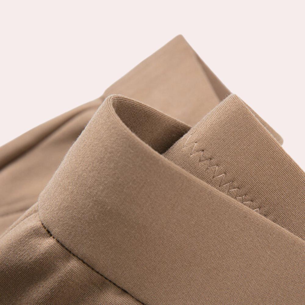 Pantalon Femme Droit Élégant en Tissu Respirant – Confort et Style Intemporel, Disponible en Plusieurs Couleurs