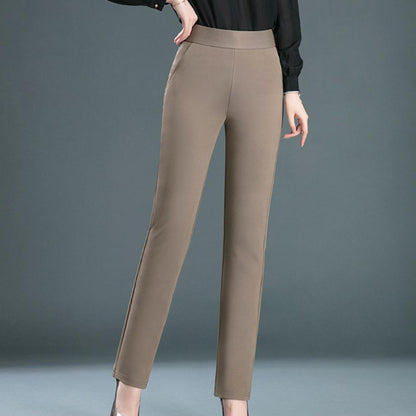 Women's Straight Elegant Pants in Breathable Fabric – Comfort and Timeless Style, Available in Multiple Colors