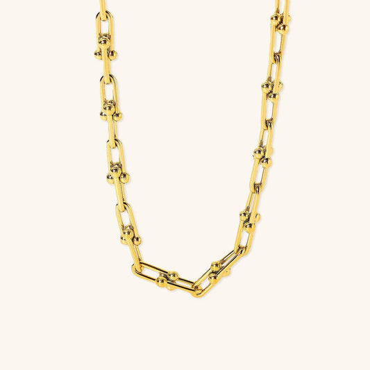 Gold Necklace Women 18K One Size Gold Chain Stainless Steel