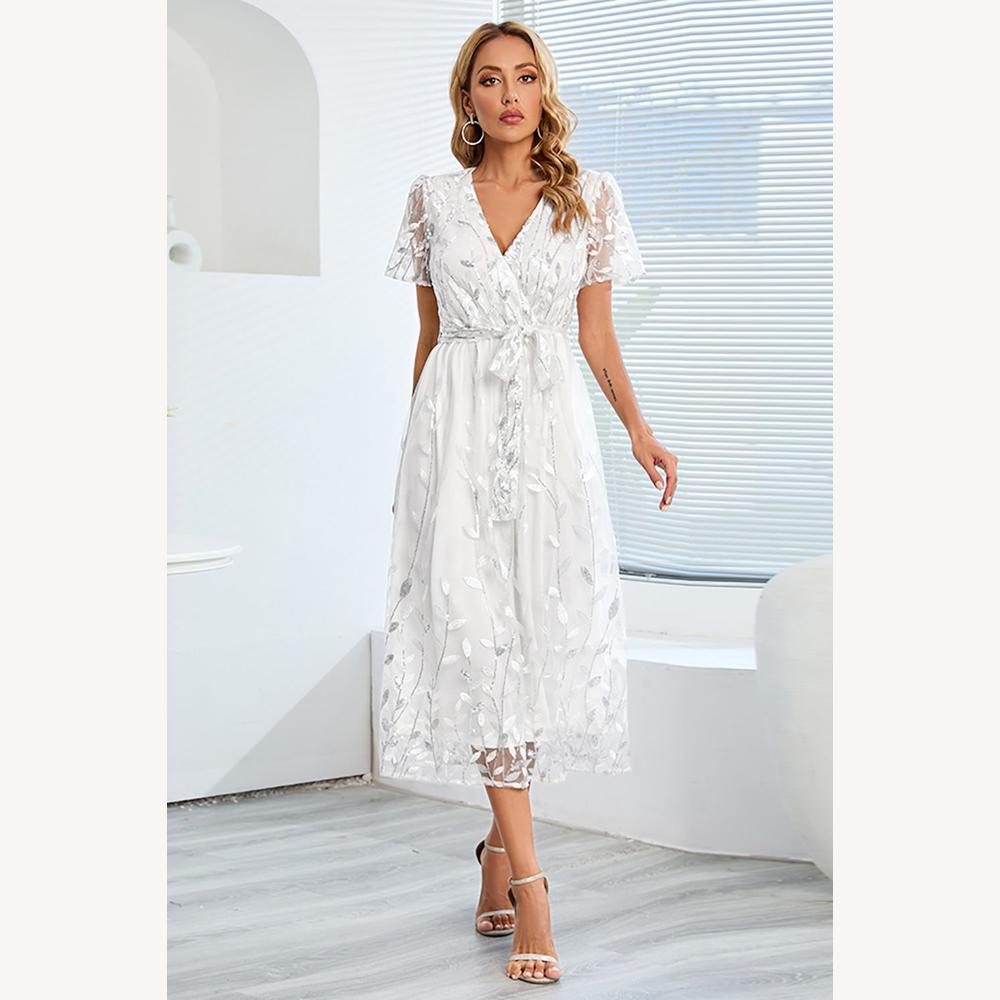 Women's Long Chic Summer Dress in Lightweight Fabric – Elegant and Versatile for Summer Events