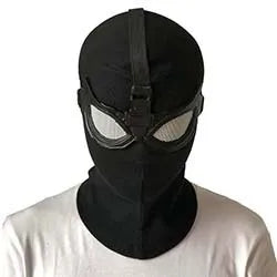 Spider Hood Mask Stealth for Cosplay and Halloween – Black Unisex Mask